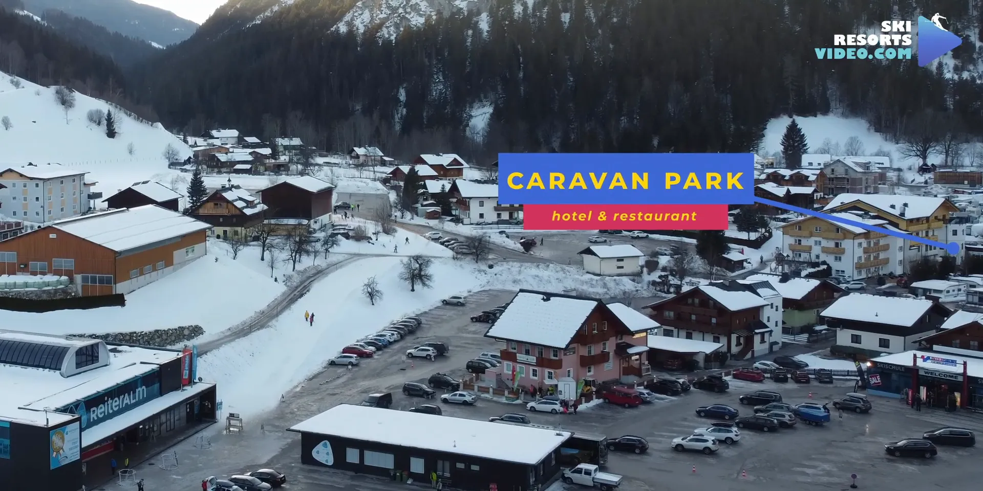 Caravan park near Reiteralm gondola base station