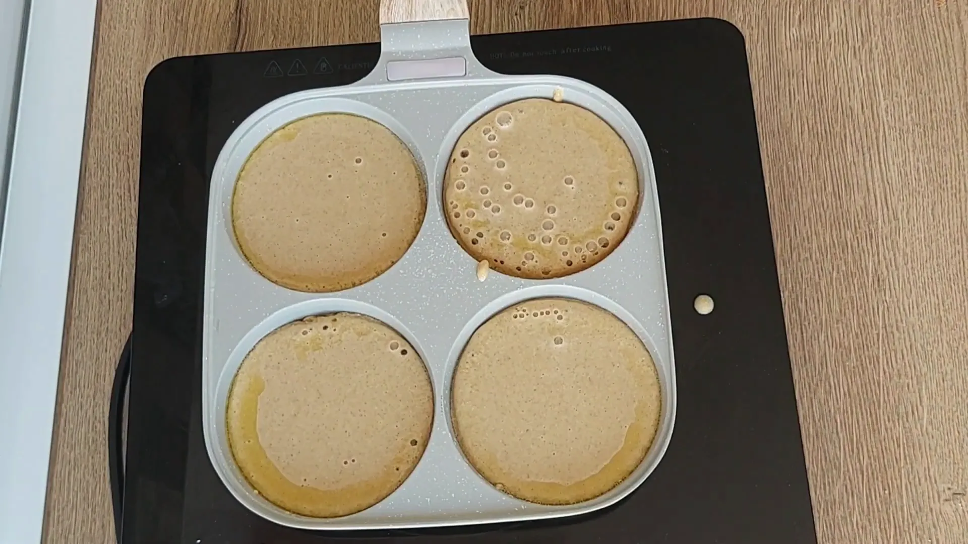 Tortitas cocinadas en la sartén