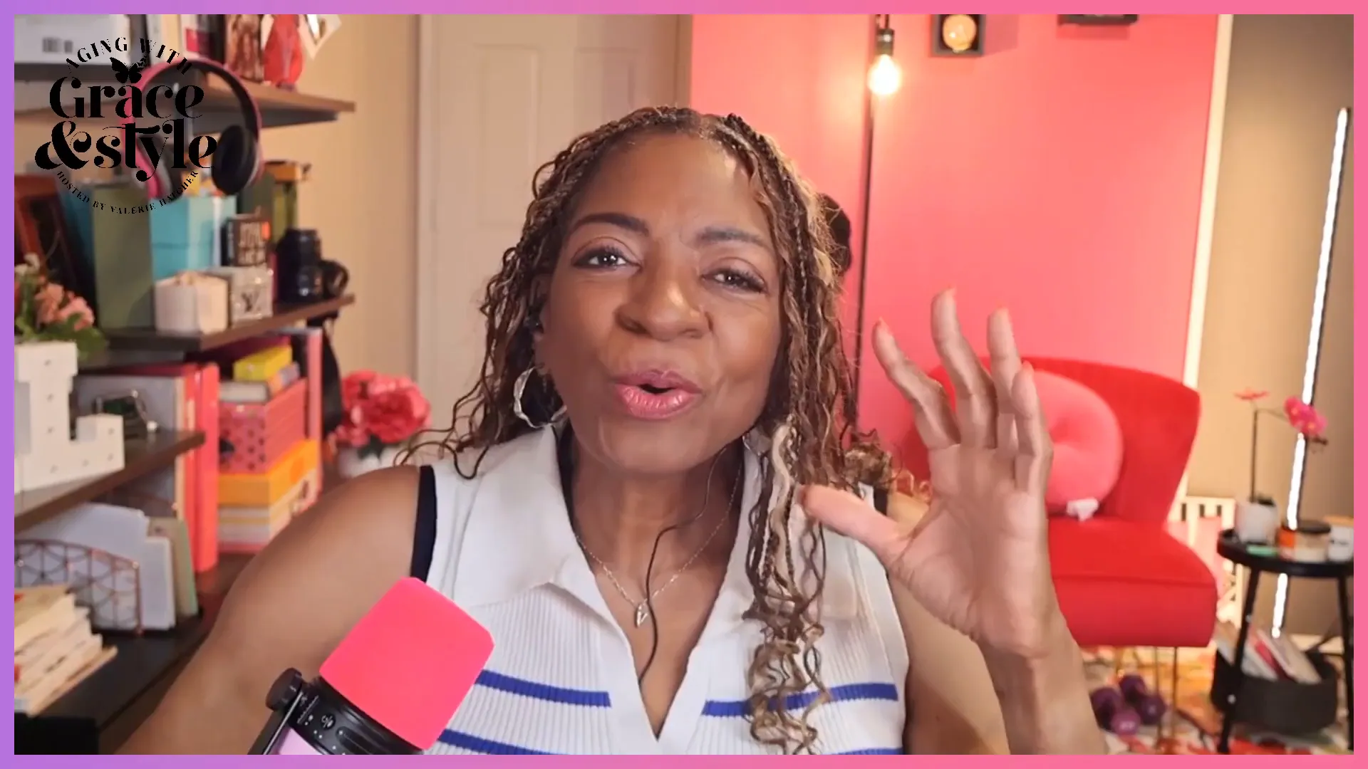 Woman embracing change and growth