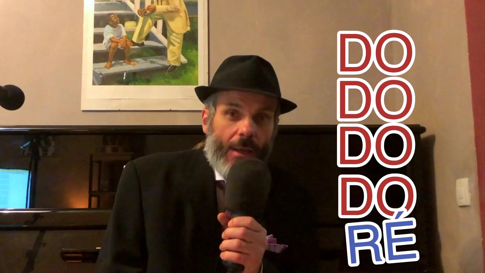 Défi musical avec les notes DO, DO, DO, DO, RE