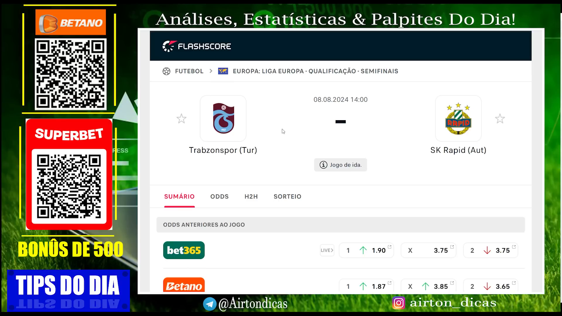 Tranzonspor vs Rapid Viena