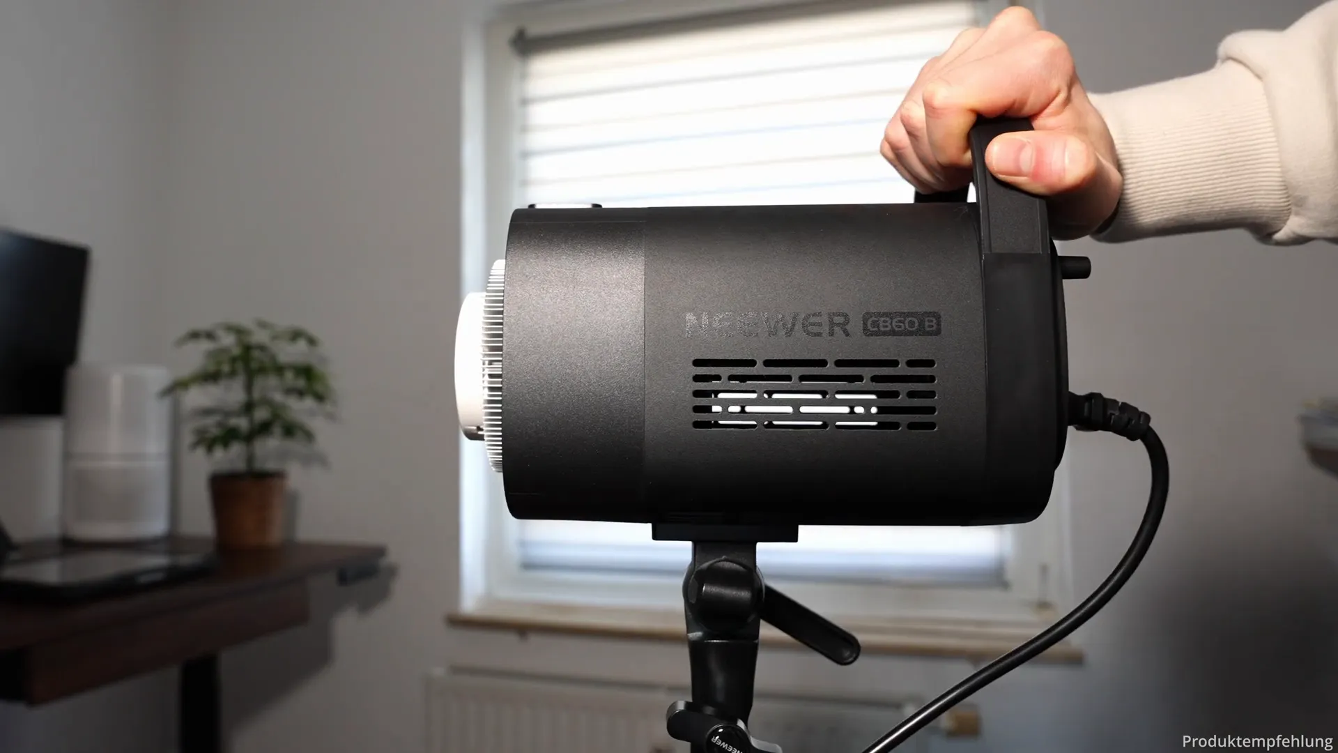 NEEWER - Studio-Licht CB60B im Test: Mein Erfahrungsbericht nach 4 Monaten 3 Nahaufnahme des leisen Lüfters der NEEWER CB60B
