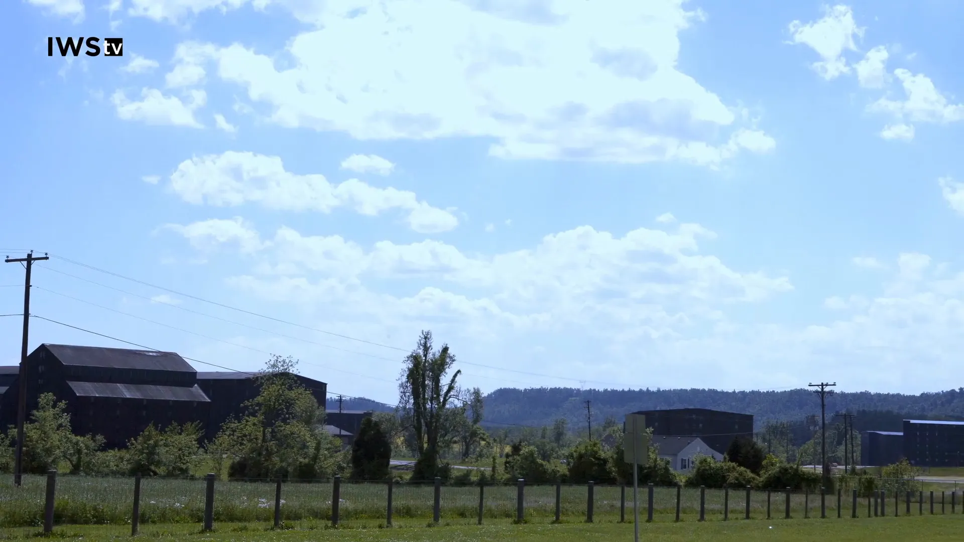 Modern American whiskey distillery