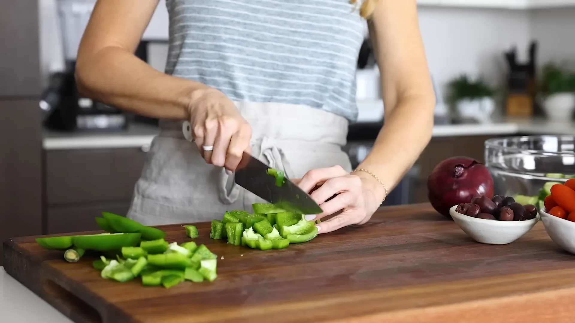 Chopped bell pepper