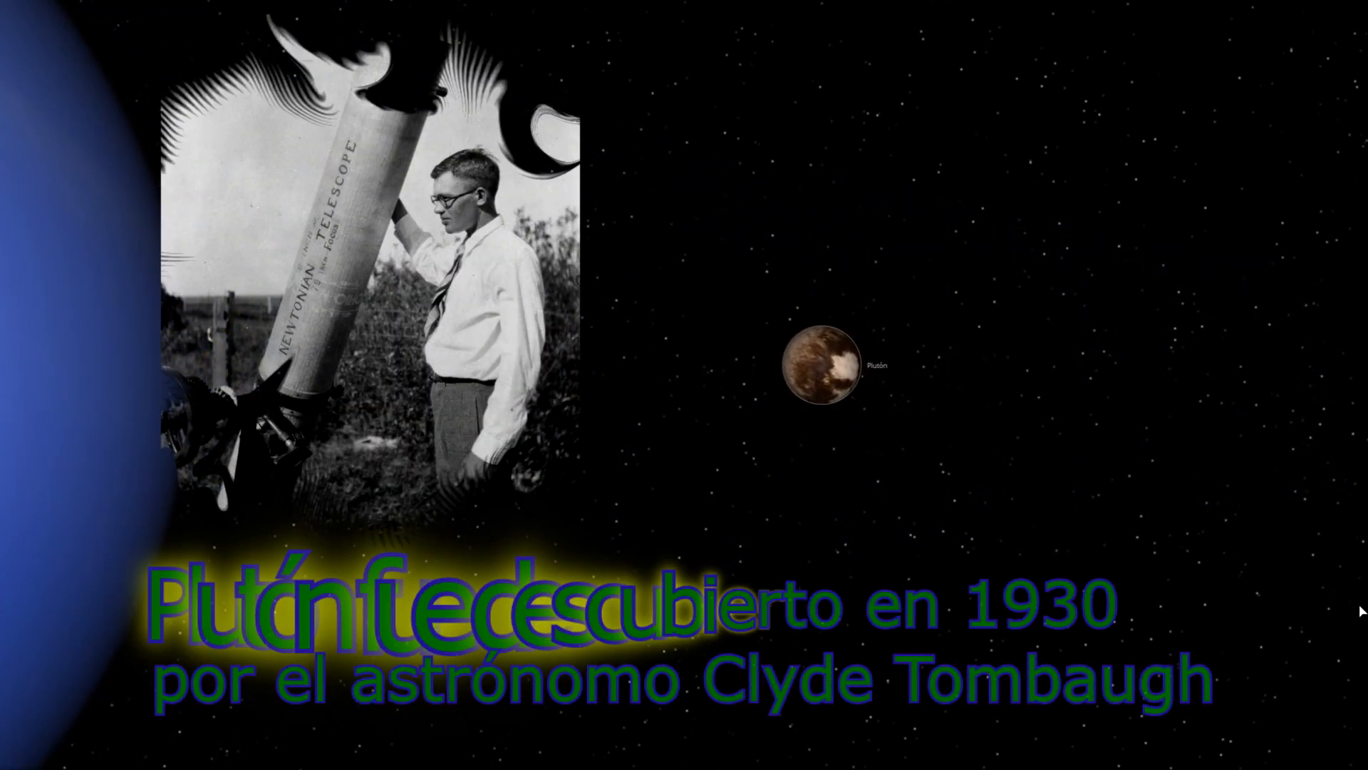 Descubrimiento de Plutón en 1930