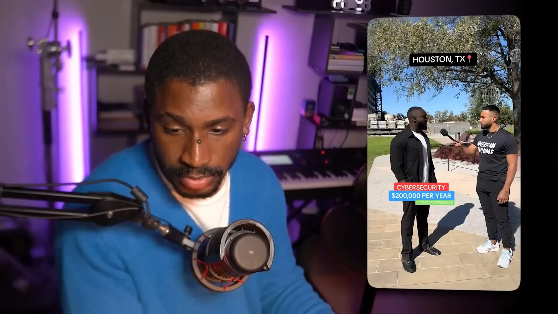 מהנדס סייבר בעבודתו