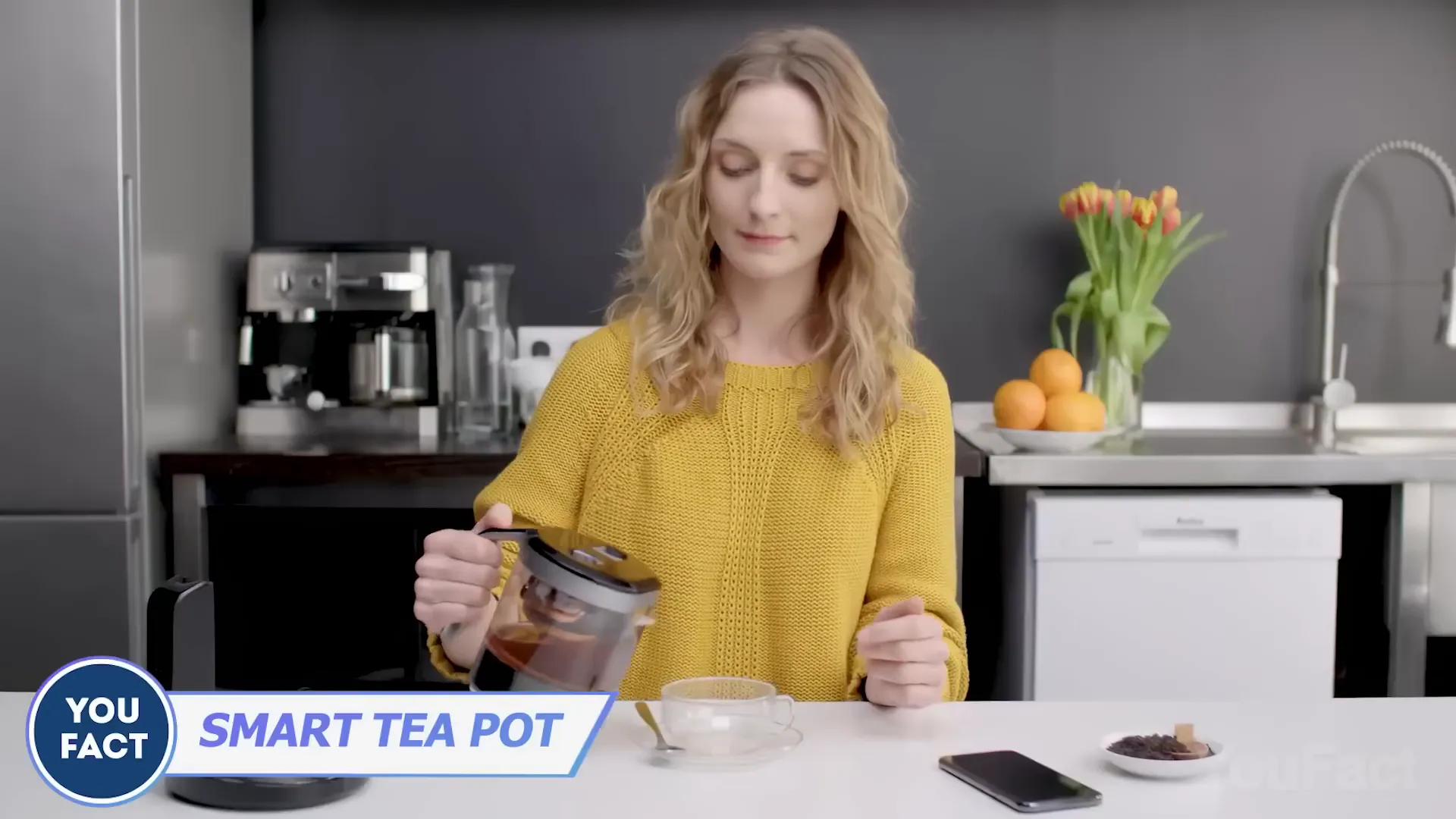 קומקום חכם מבשל תה בצורה מושלמת