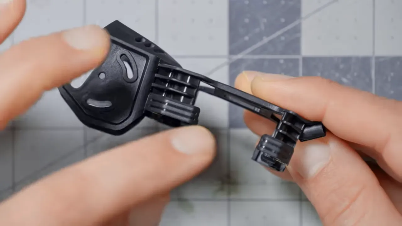 BETAFPV Pavo Pico II canopy showing bobbin soft-mount and camera mount detail