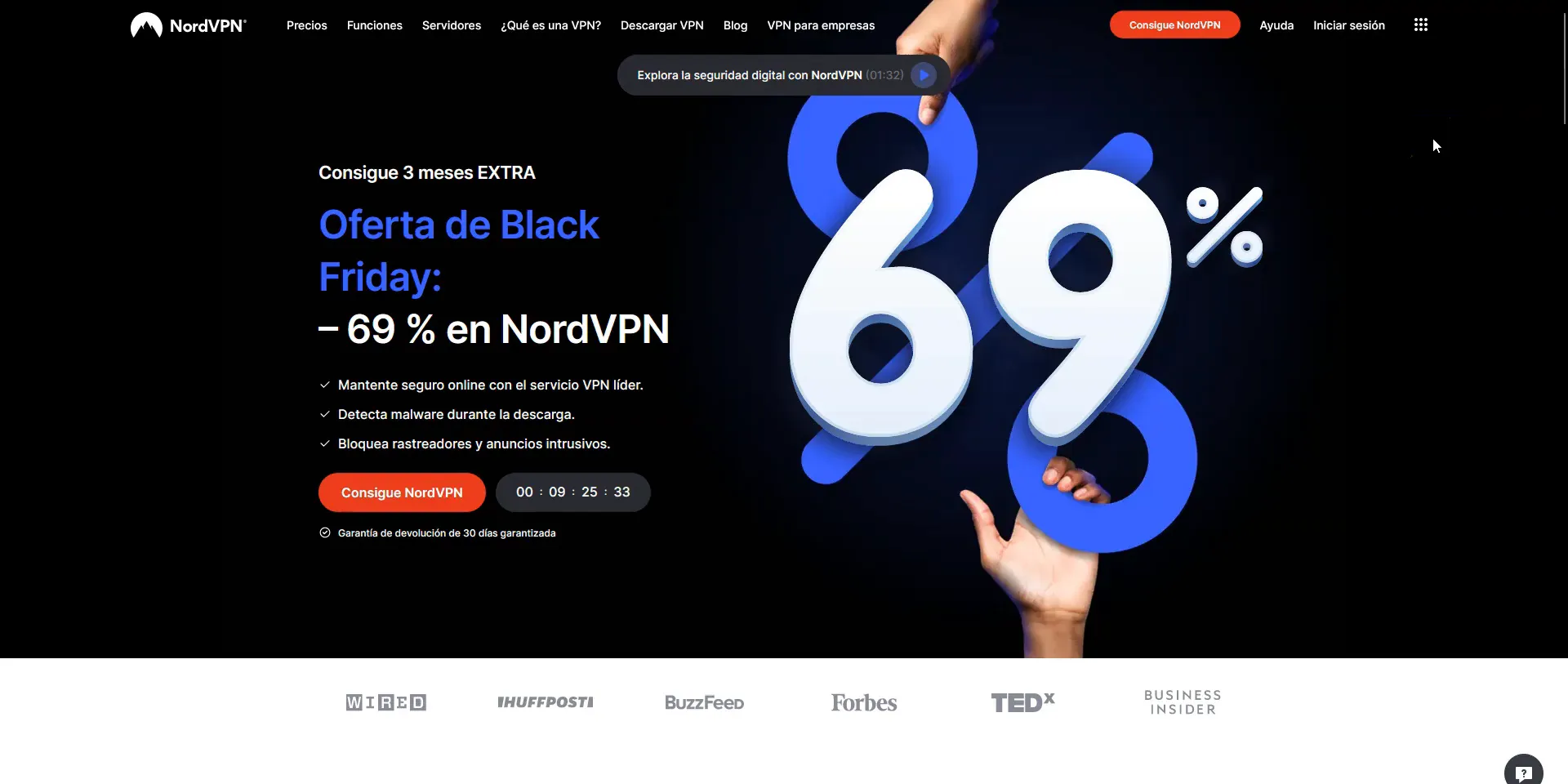 Alternativa a ExpressVPN: NordVPN