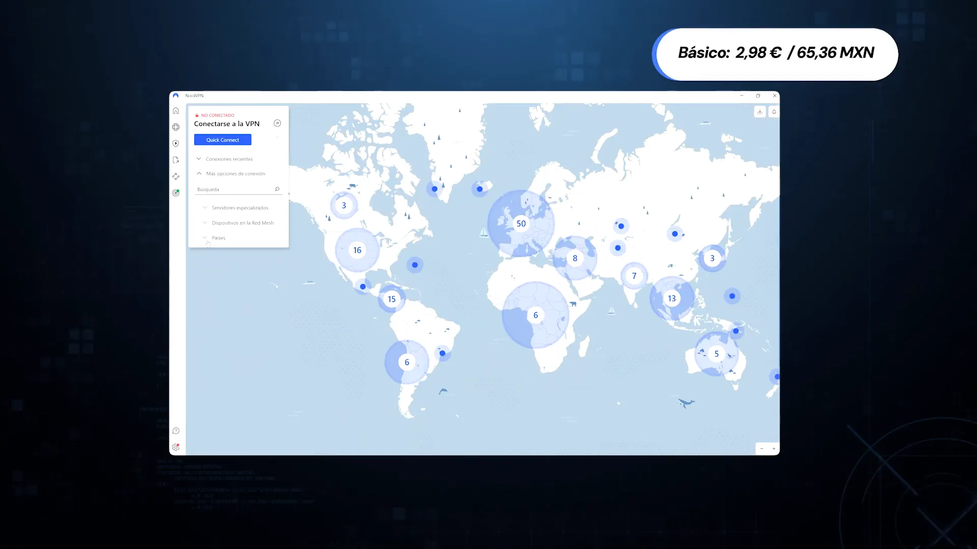 Características del Plan Básico de NordVPN