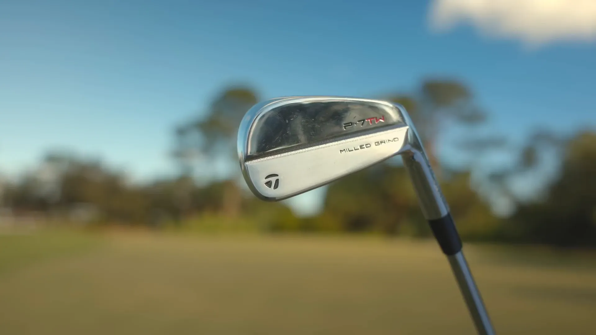 Tiger Woods irons with unique groove design