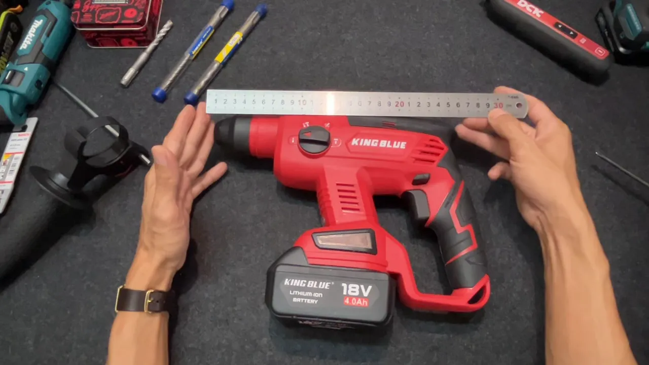 Chiều dài và kích thước thân máy Kingblue KM18QF