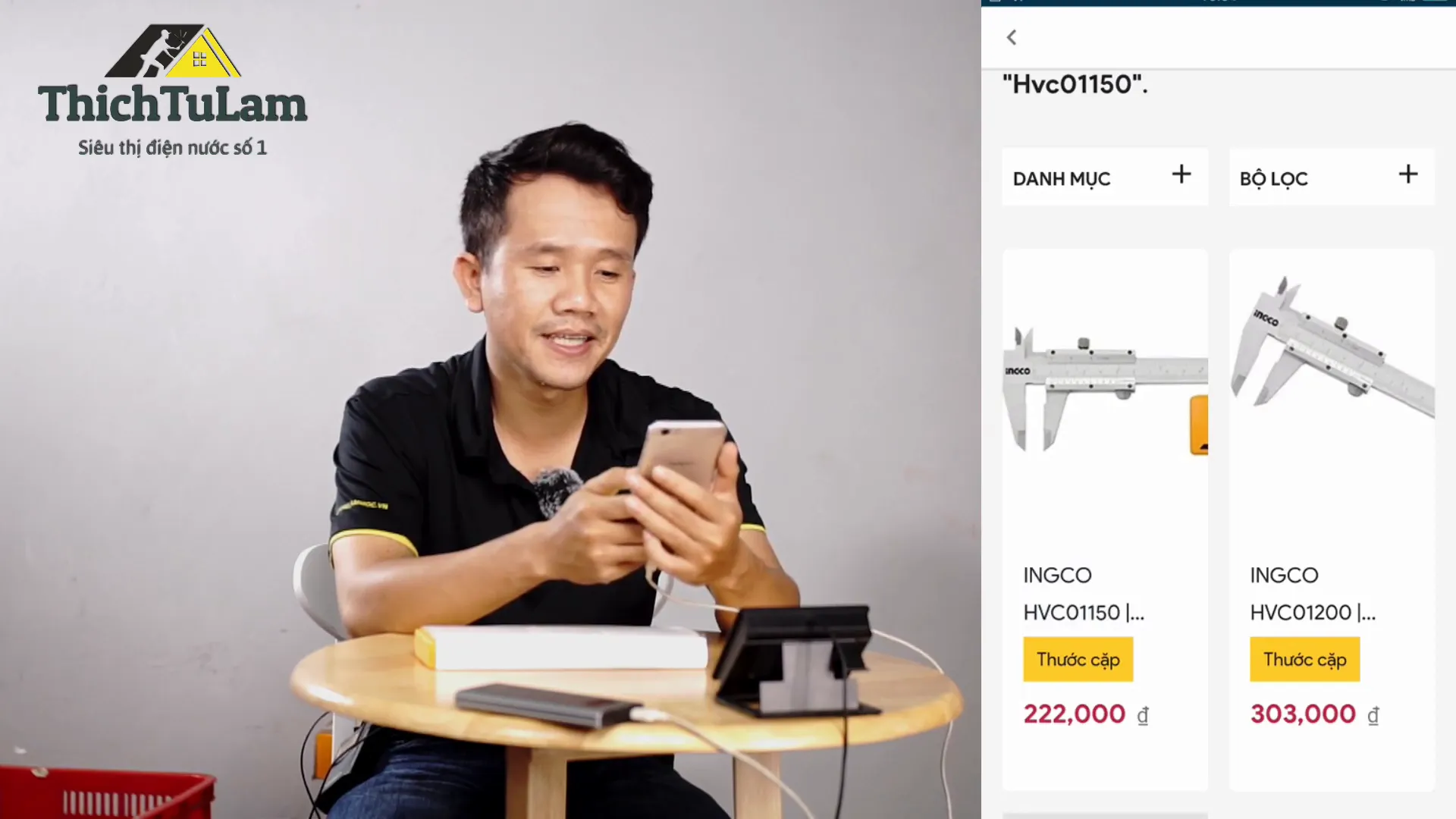 Giá thước cặp INGCO HVC01200 trên website