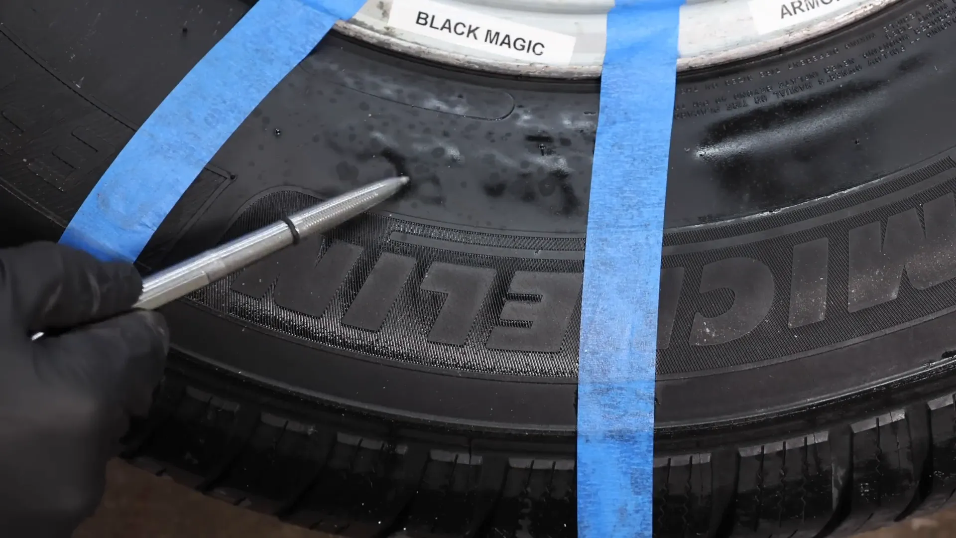 Tire shine comparison results