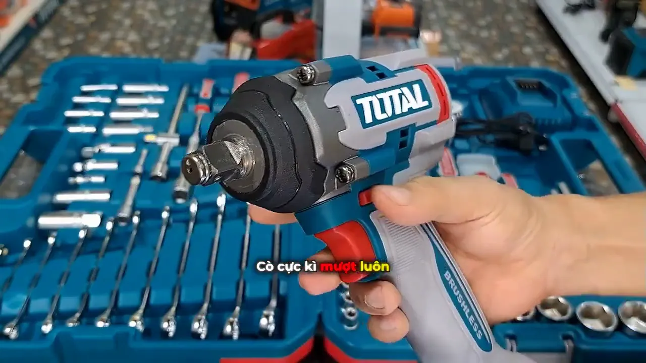 Máy bắn bu lông không chổi than Total TIWLI2050