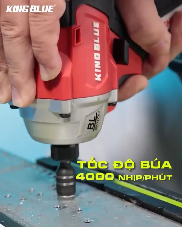 Đầu cài vít nhanh của máy bắn vít Kingblue