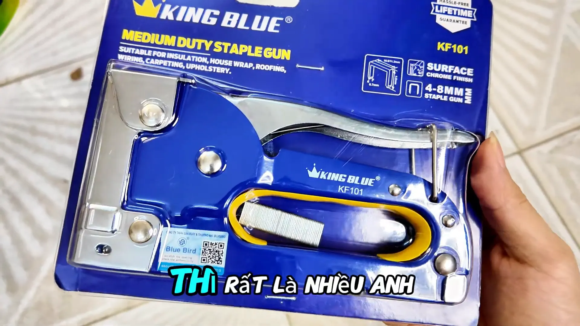 Hình ảnh chi tiết về súng bắn ghim KF-101