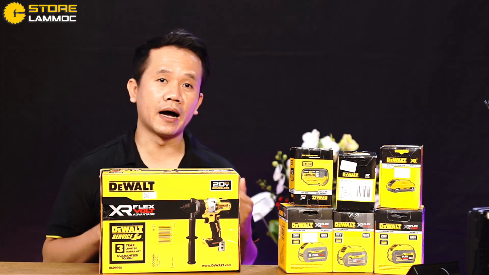 Khám phá sức mạnh của máy khoan pin Dewalt DCD999N với pin Flexvolt