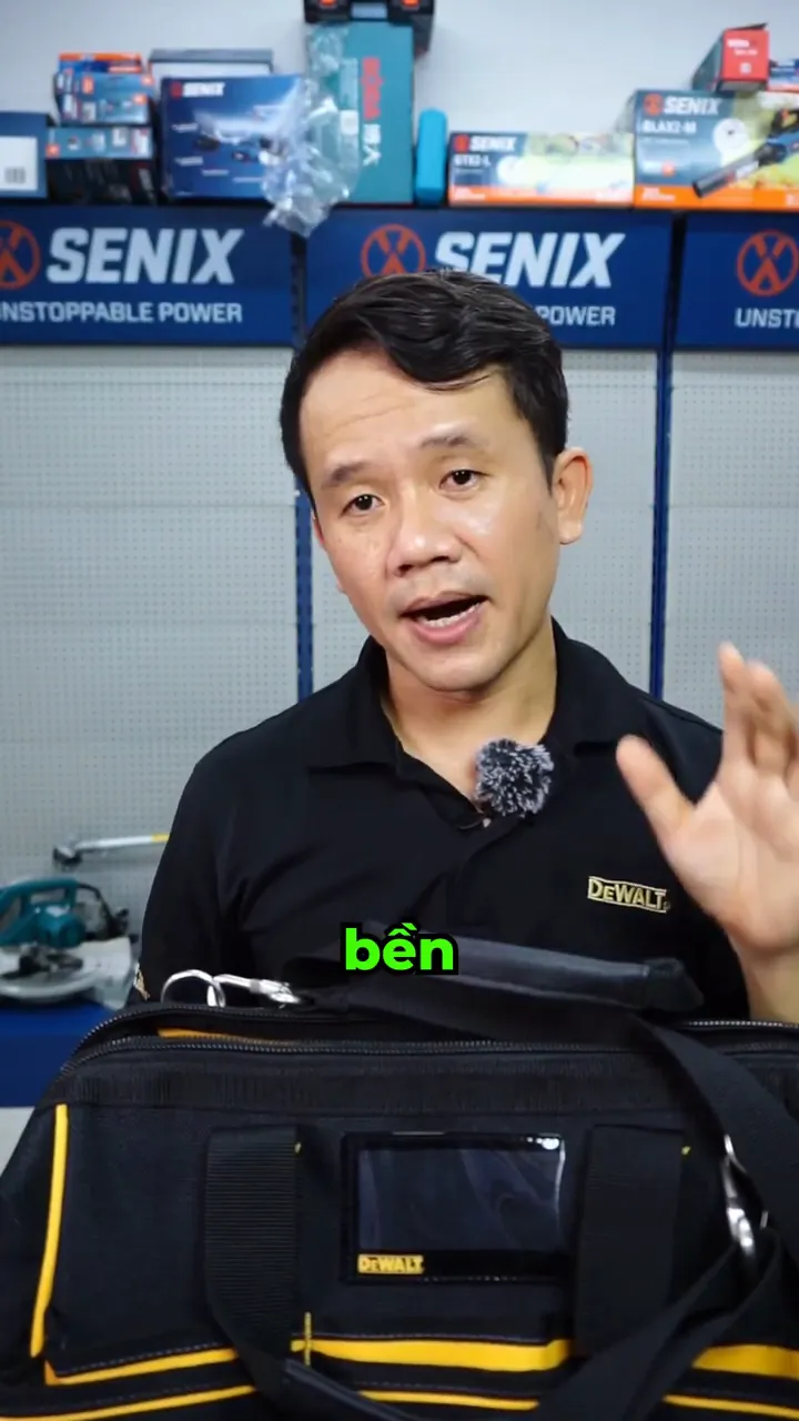 Chất liệu bền bỉ của túi DEWALT DWST83489-1