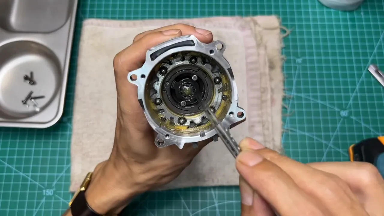 Cụm bánh răng hợp kim nhôm, có rãnh thoát nhiệt