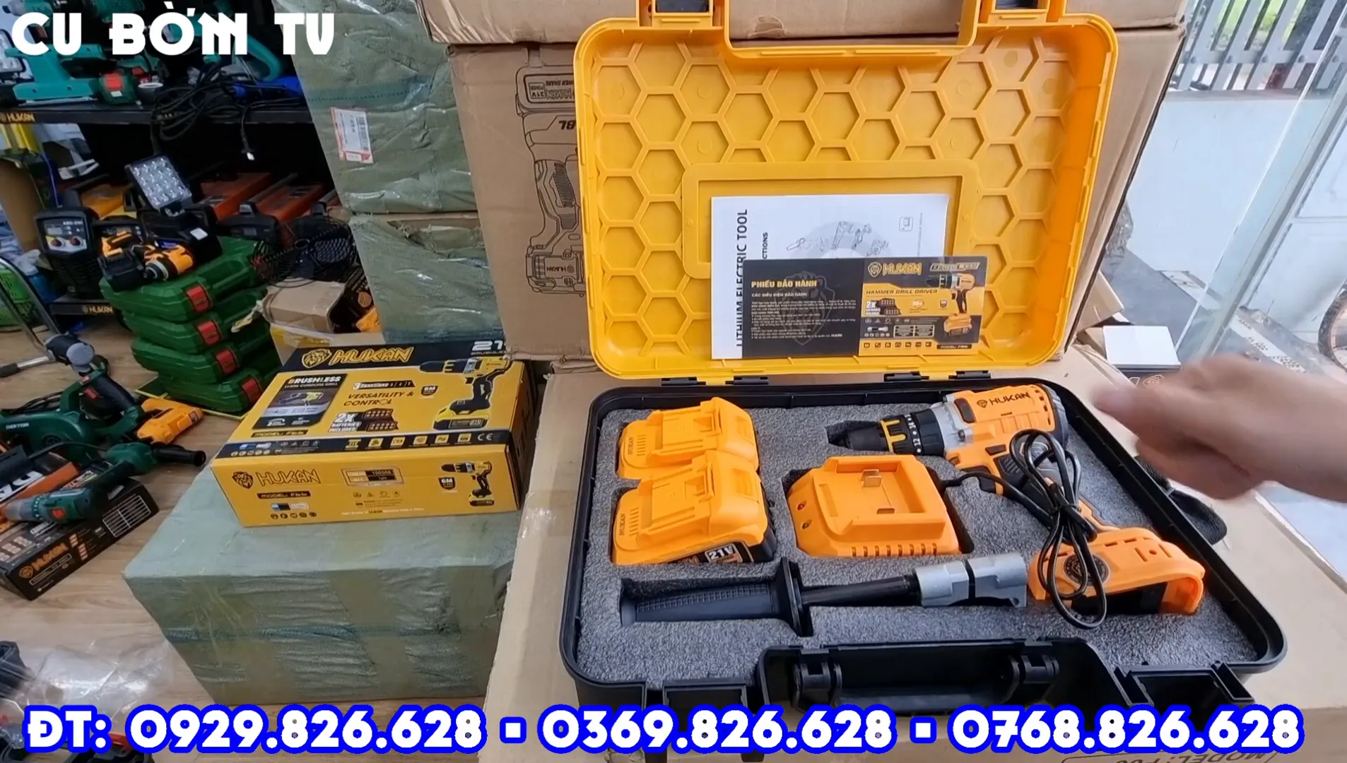 Kiểm tra tính năng khoan của Hukan f88