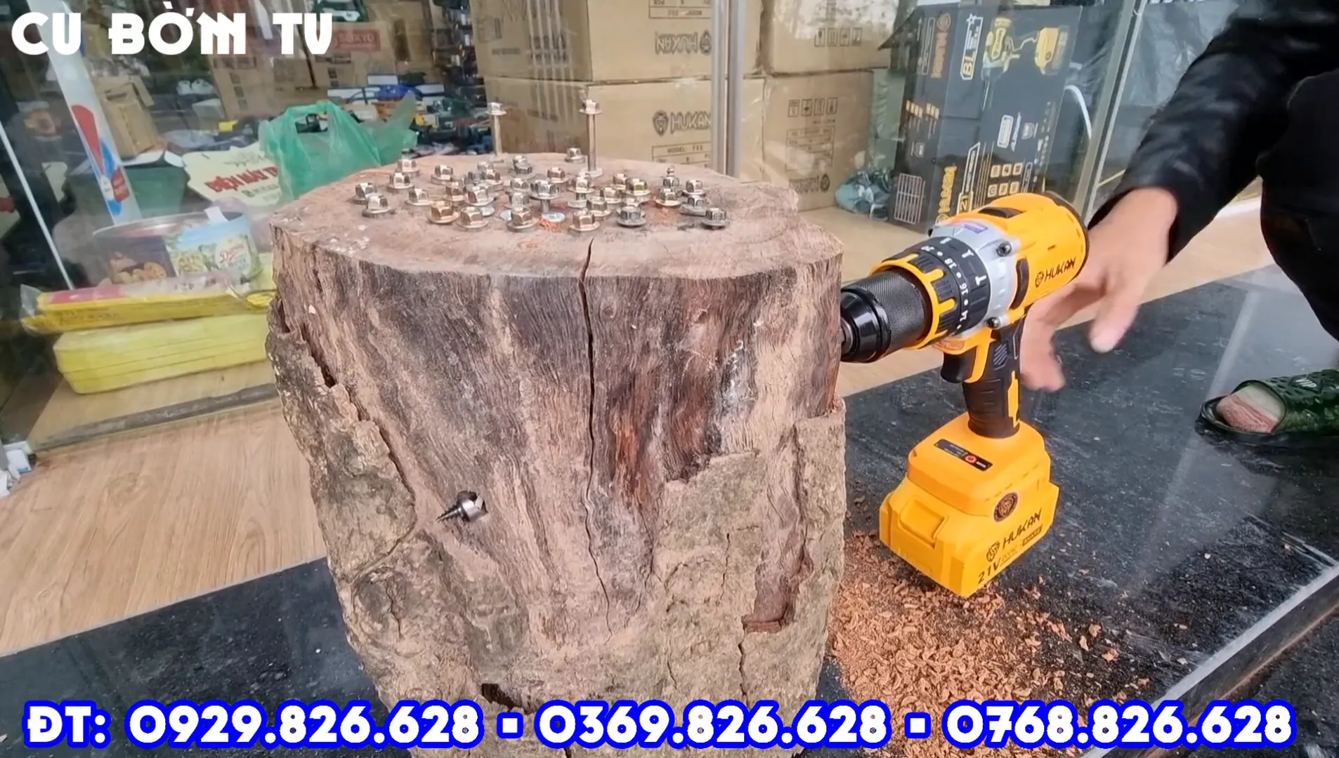 Thử nghiệm khoan với Hukan f88