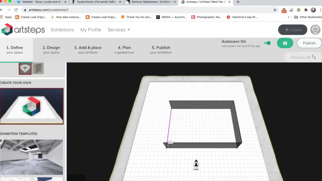 Costruzione delle mura con la cazzuola e linea magenta di allineamento