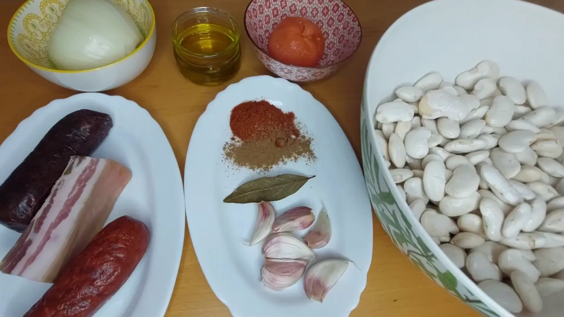 Ingredientes para Fabada Asturiana