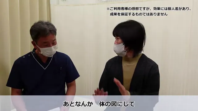 丁寧な問診・カウンセリングの様子