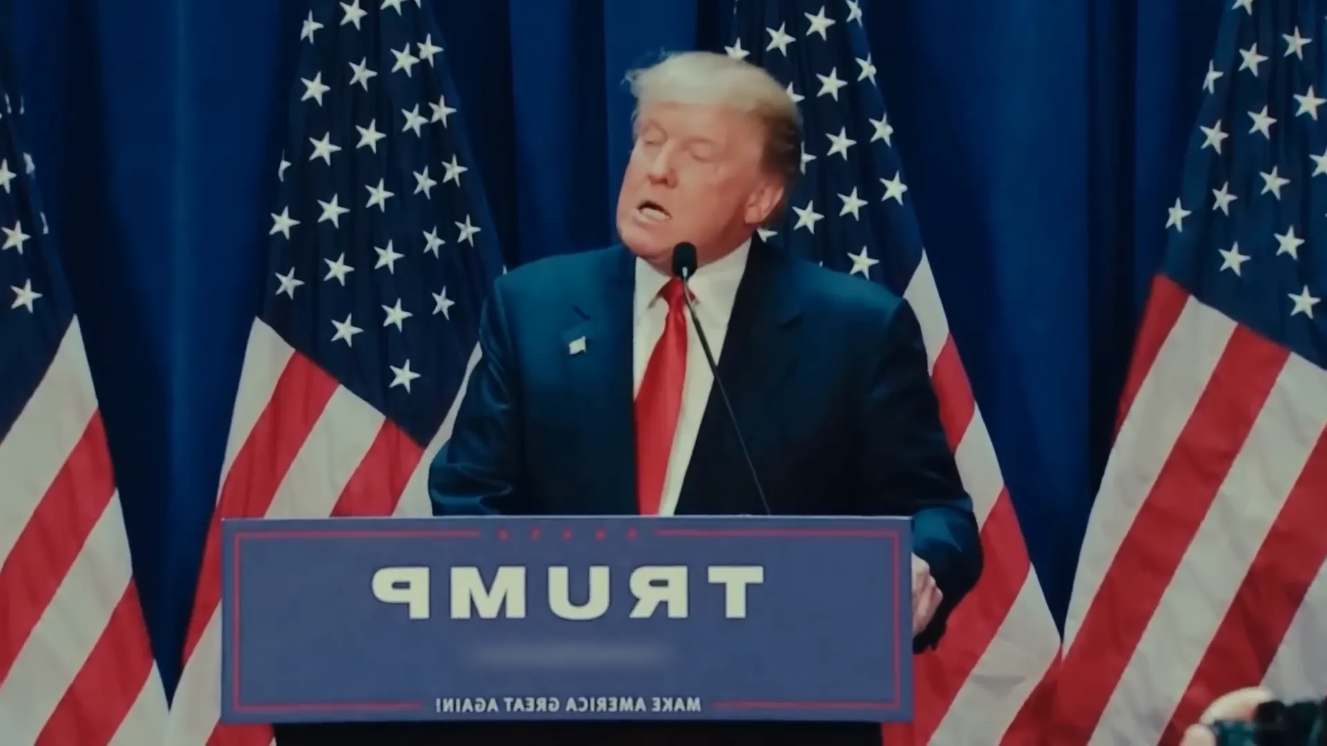 Donald Trump durante su campaña