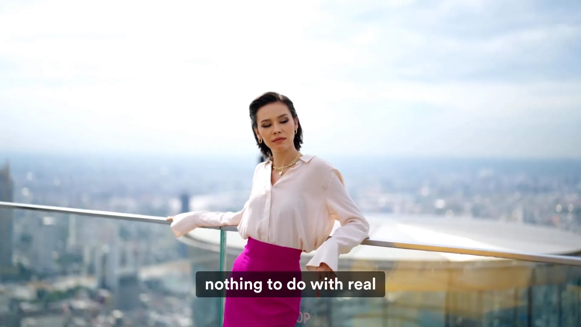 Real estate guru showing off luxury car and mansion