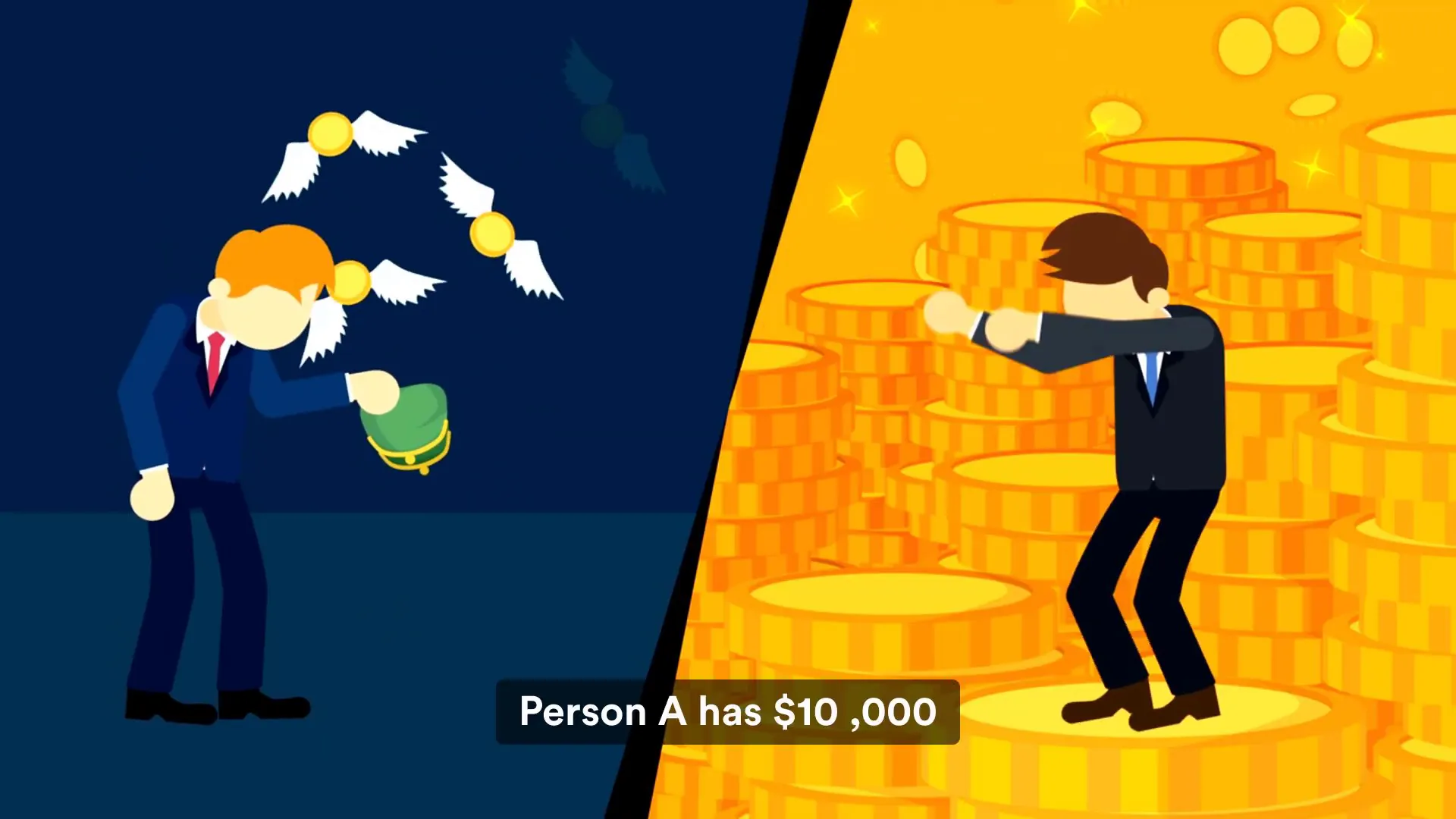 Comparison between two financial profiles
