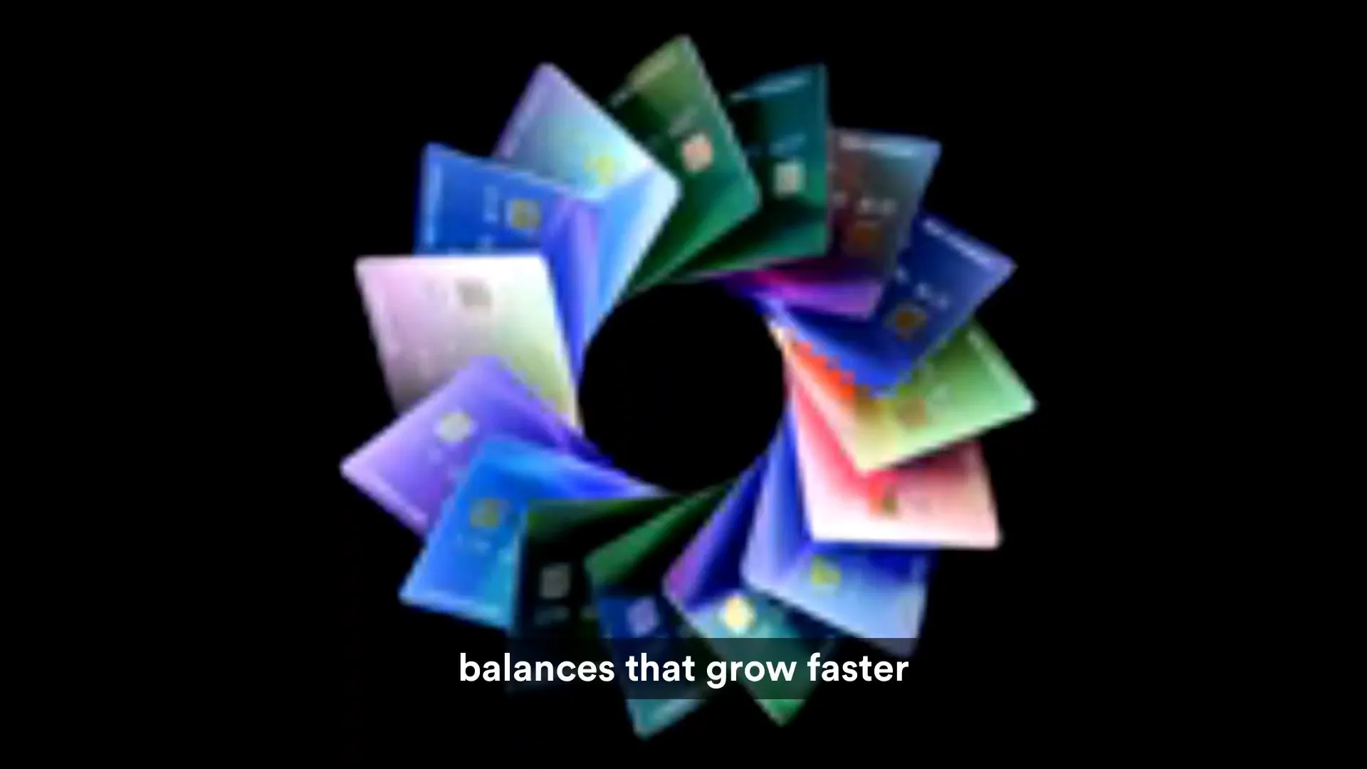 Multiple credit card balances growing