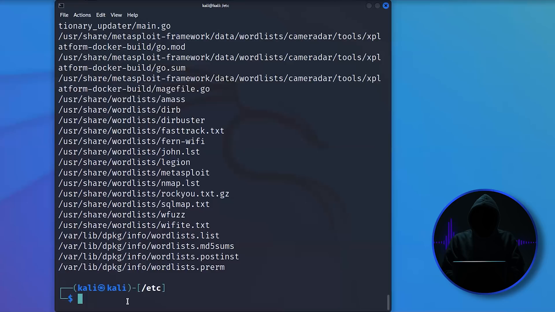 Advanced Linux commands demonstration