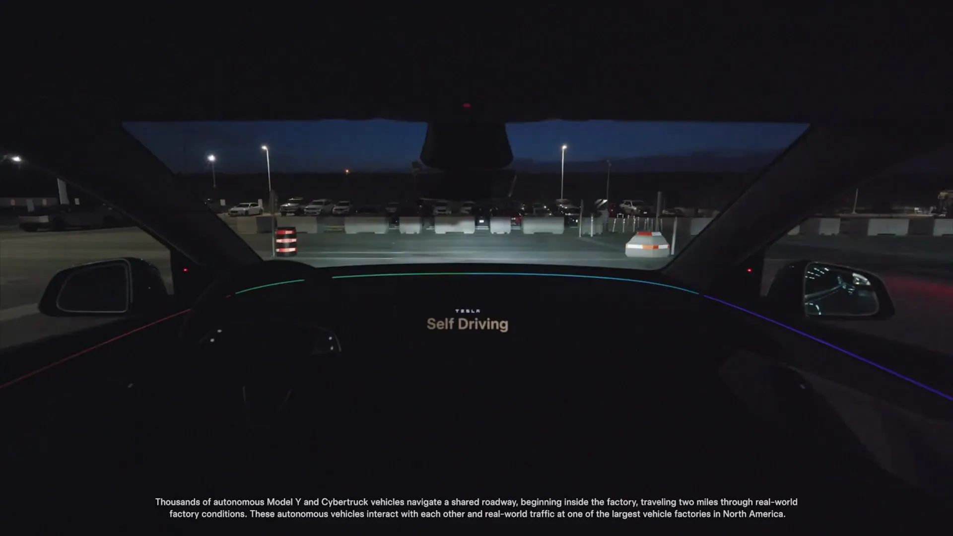 Unmodified Tesla Model Y capable of self-driving