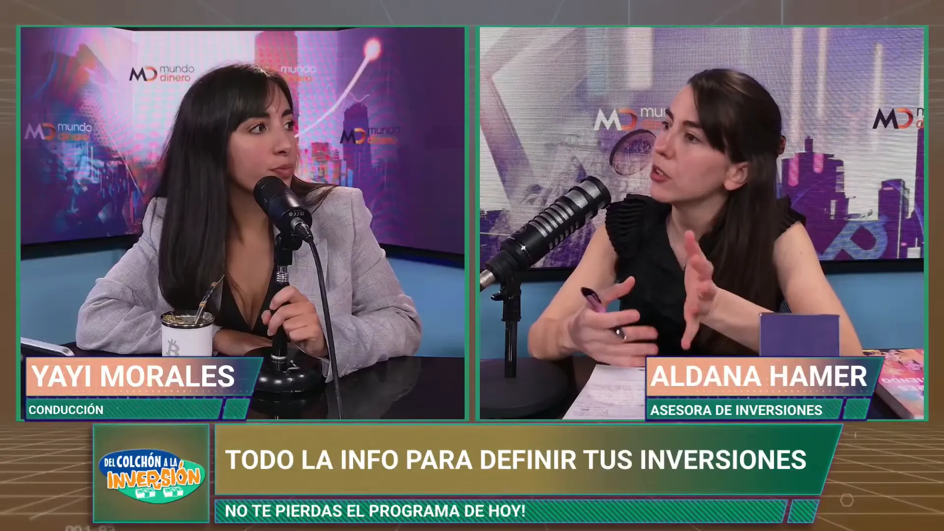 Aldana Hammer presentando el tema de ingresos pasivos: dividendos vs obligaciones negociables