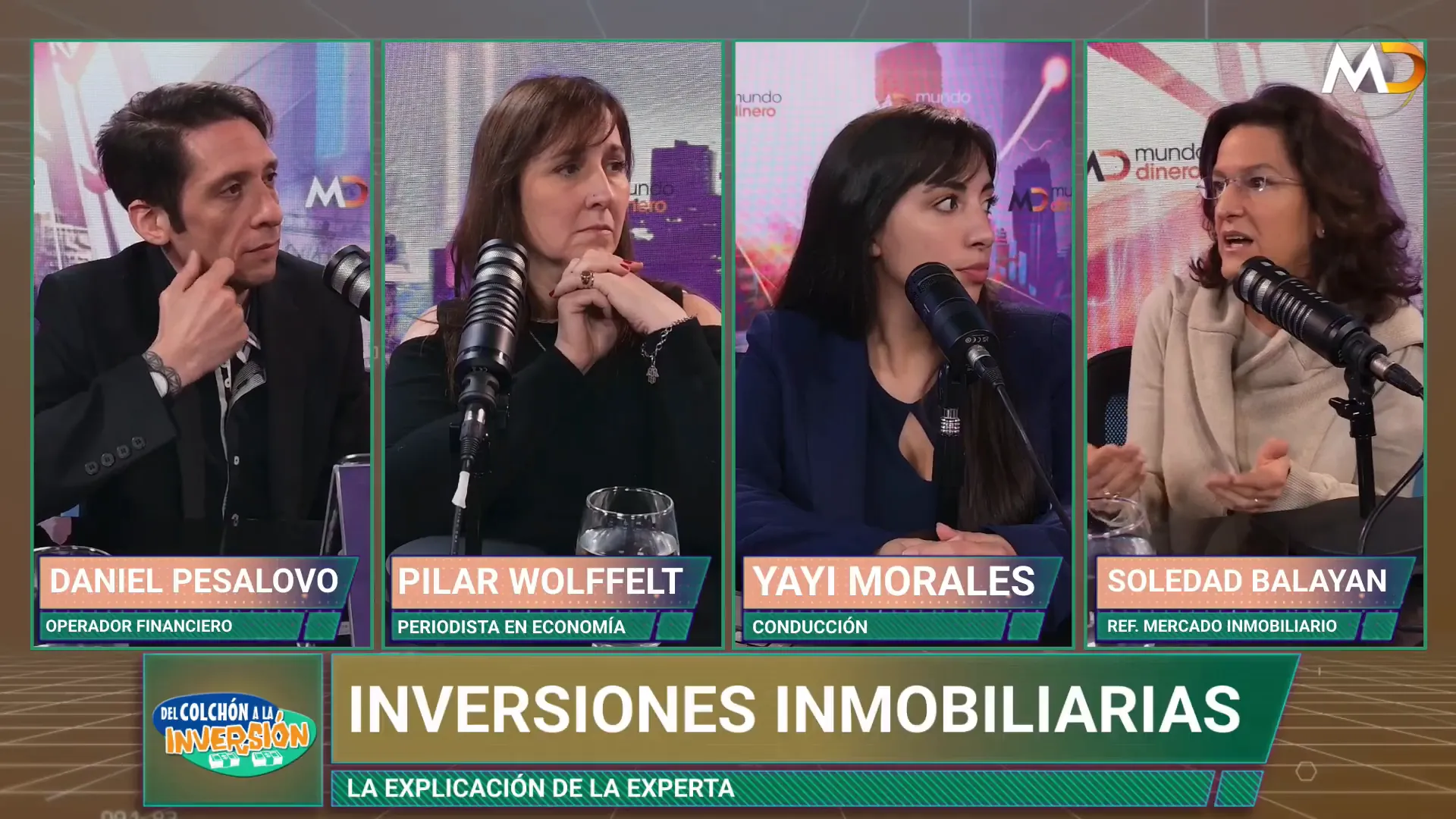 Momento en que Balayan explica el efecto del DNU en la oferta de departamentos