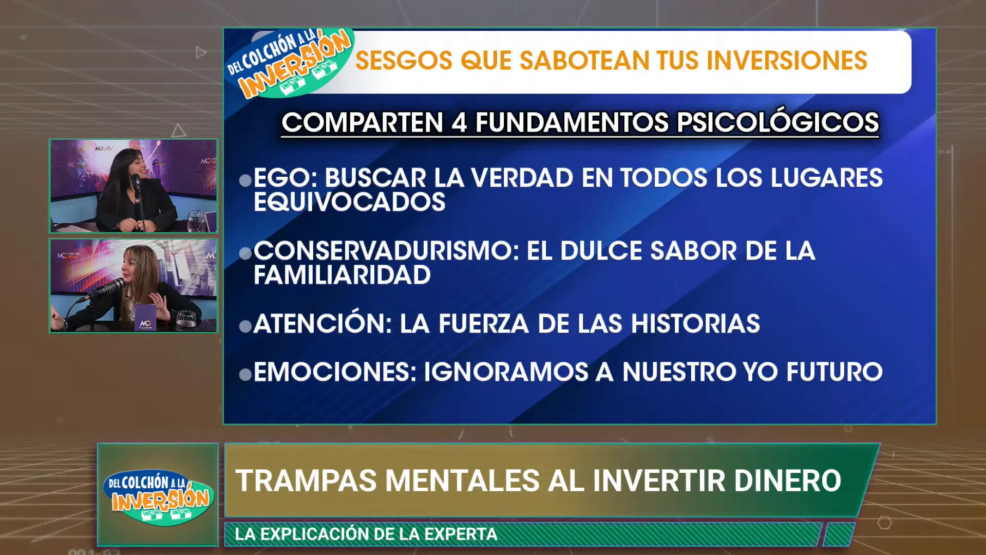 Sesgos cognitivos: ego, conservadurismo, tensin y emociones en las inversiones