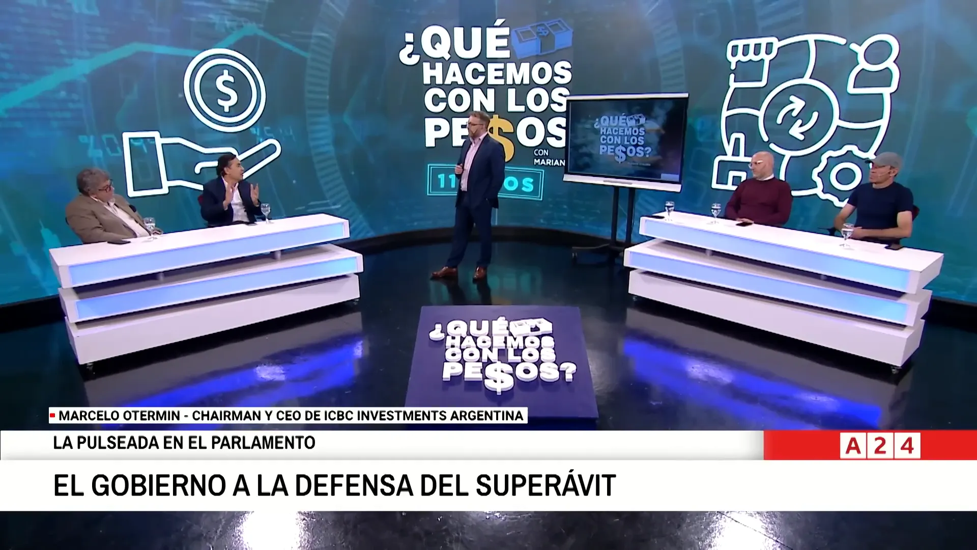 Discusin sobre la meta de reservas y el acuerdo con el Fondo Monetario Internacional