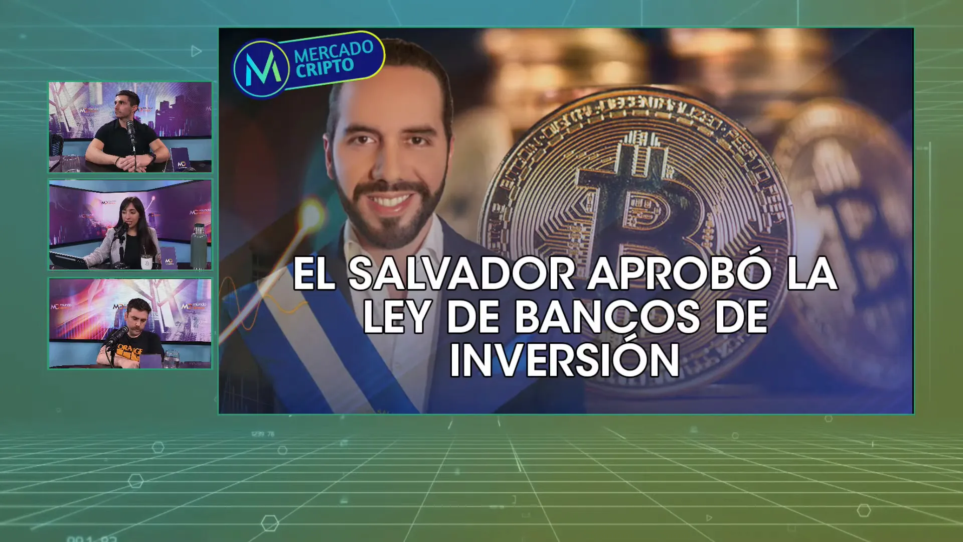 Anuncio de El Salvador sobre Ley de Bancos de Inversin para operar criptoactivos