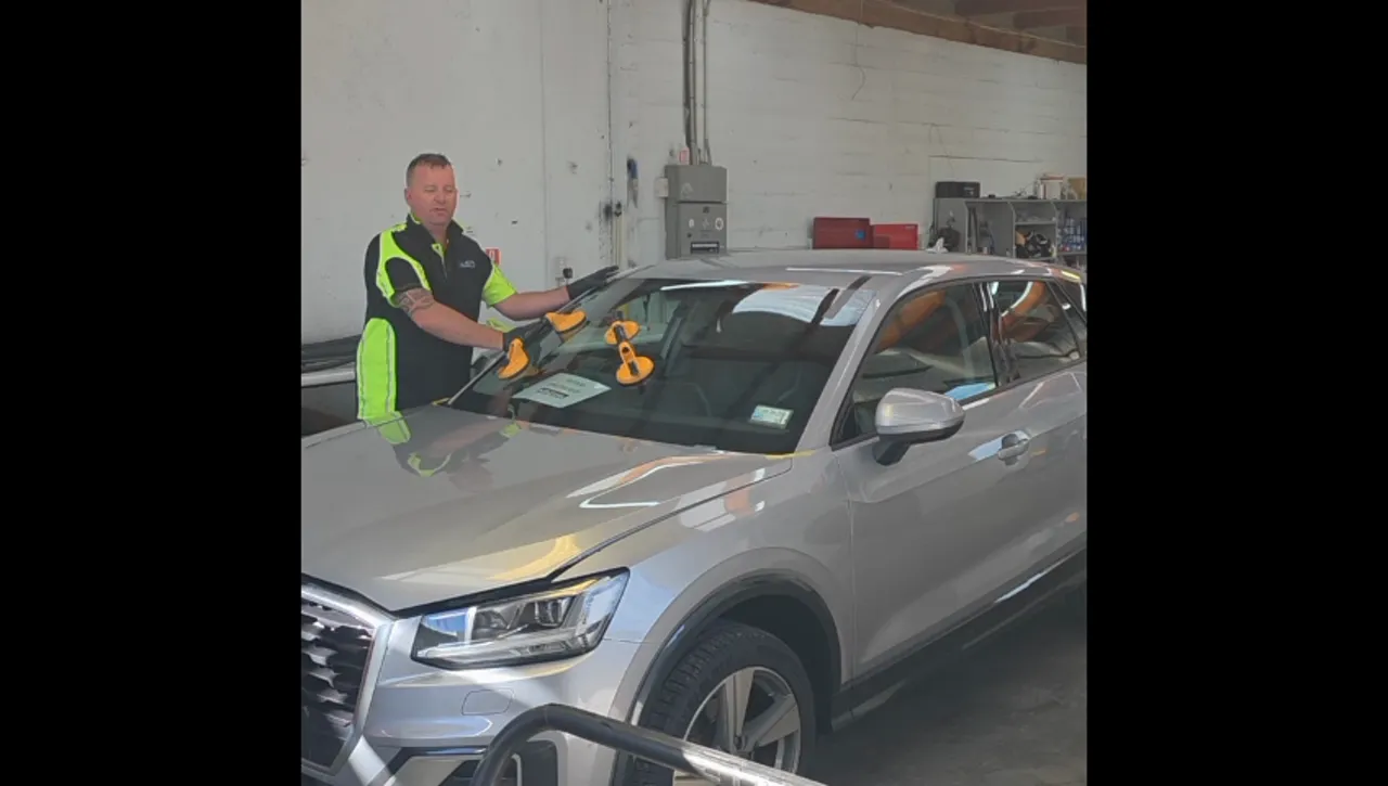 Completed windscreen replacement on Audi Q2 in Brightwood
