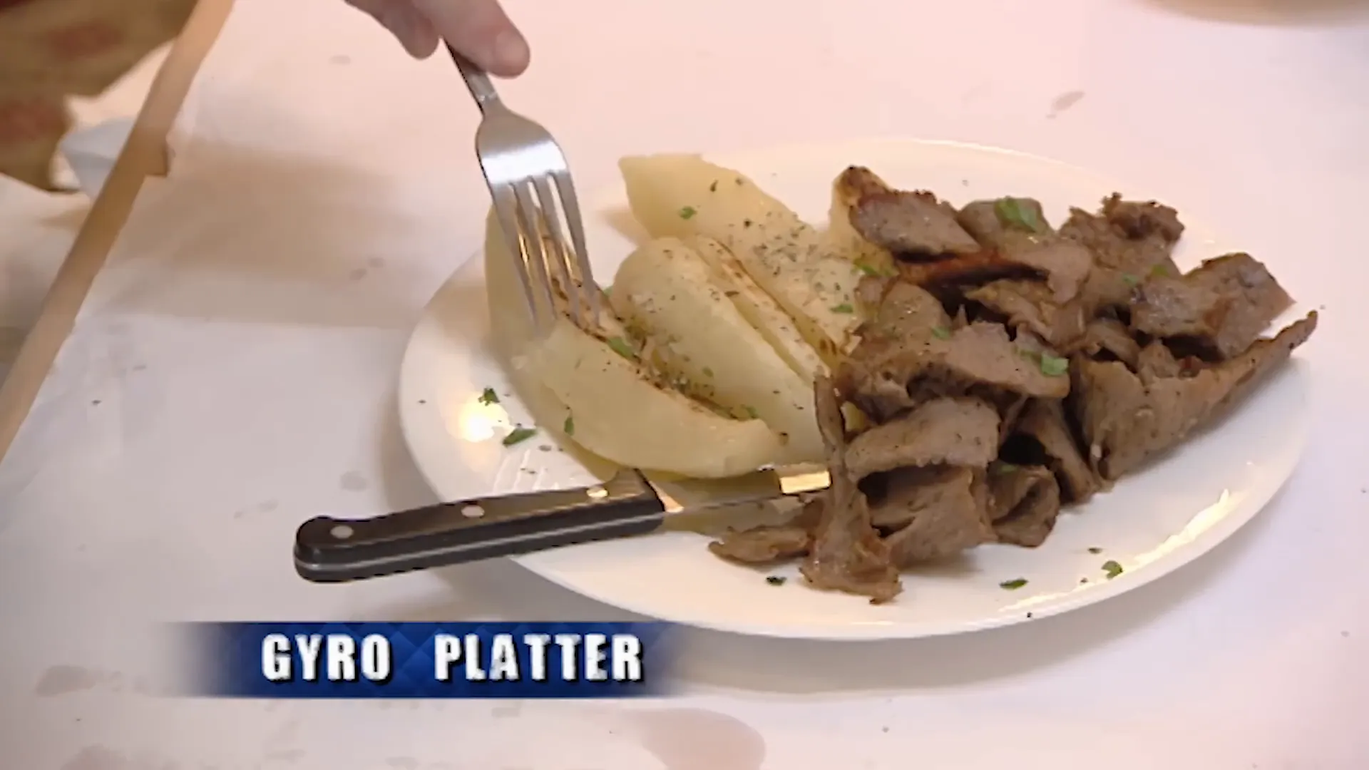 Frozen gyro served at Katialo