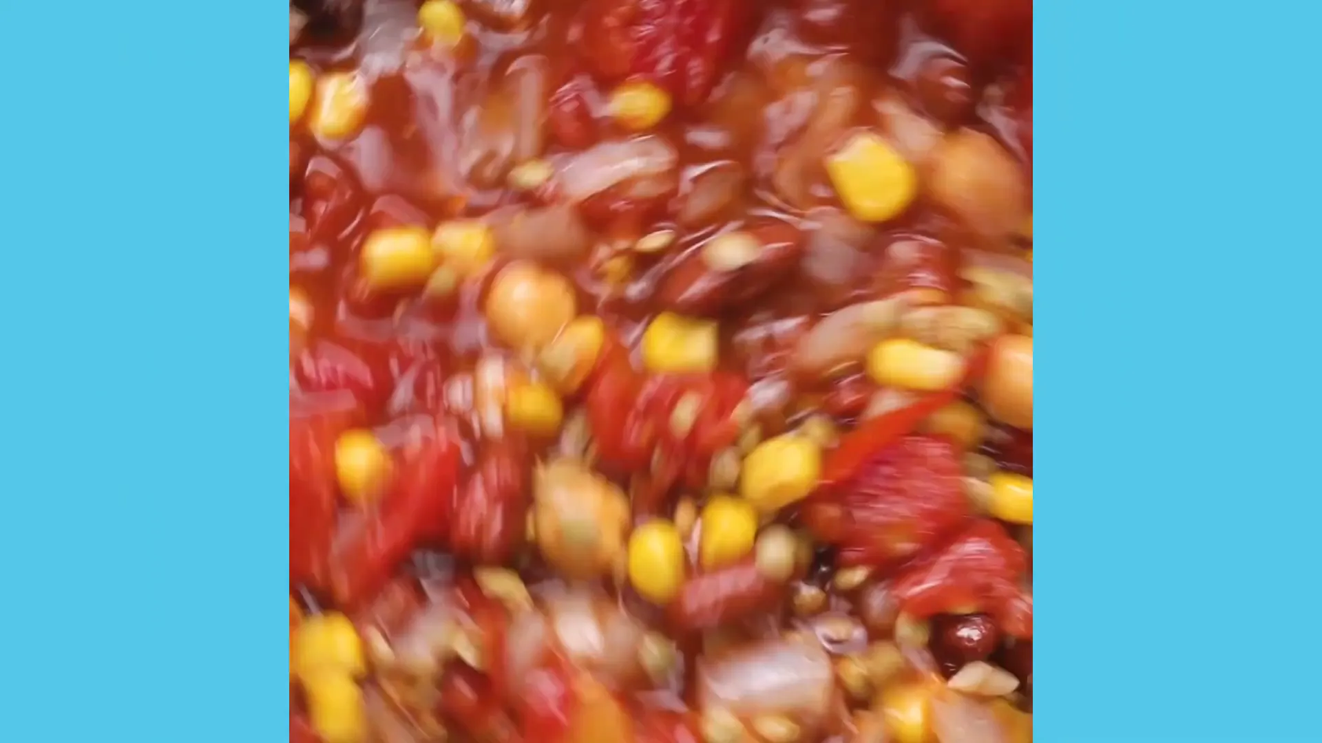 Protein packed chili served in a bowl with toppings