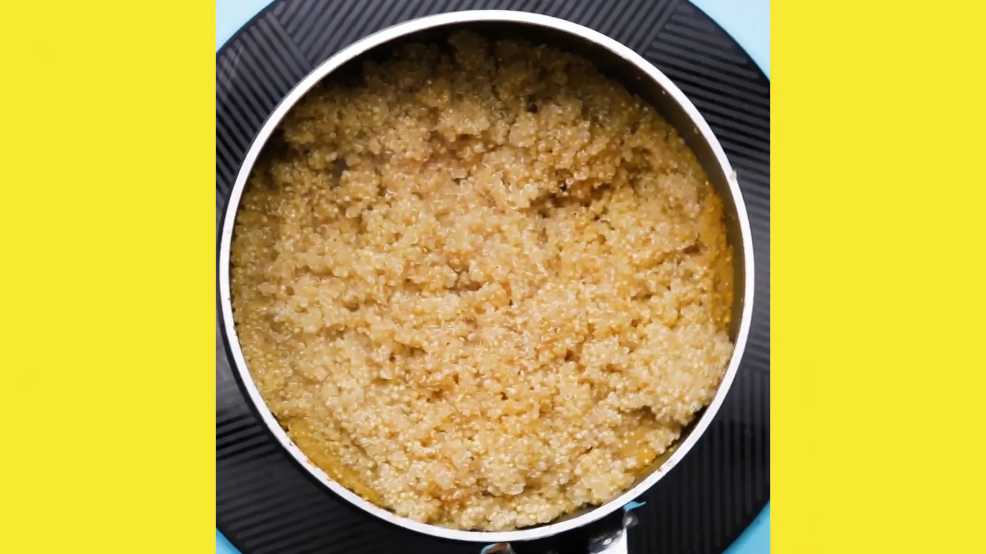 Personal protein pot with layered ingredients