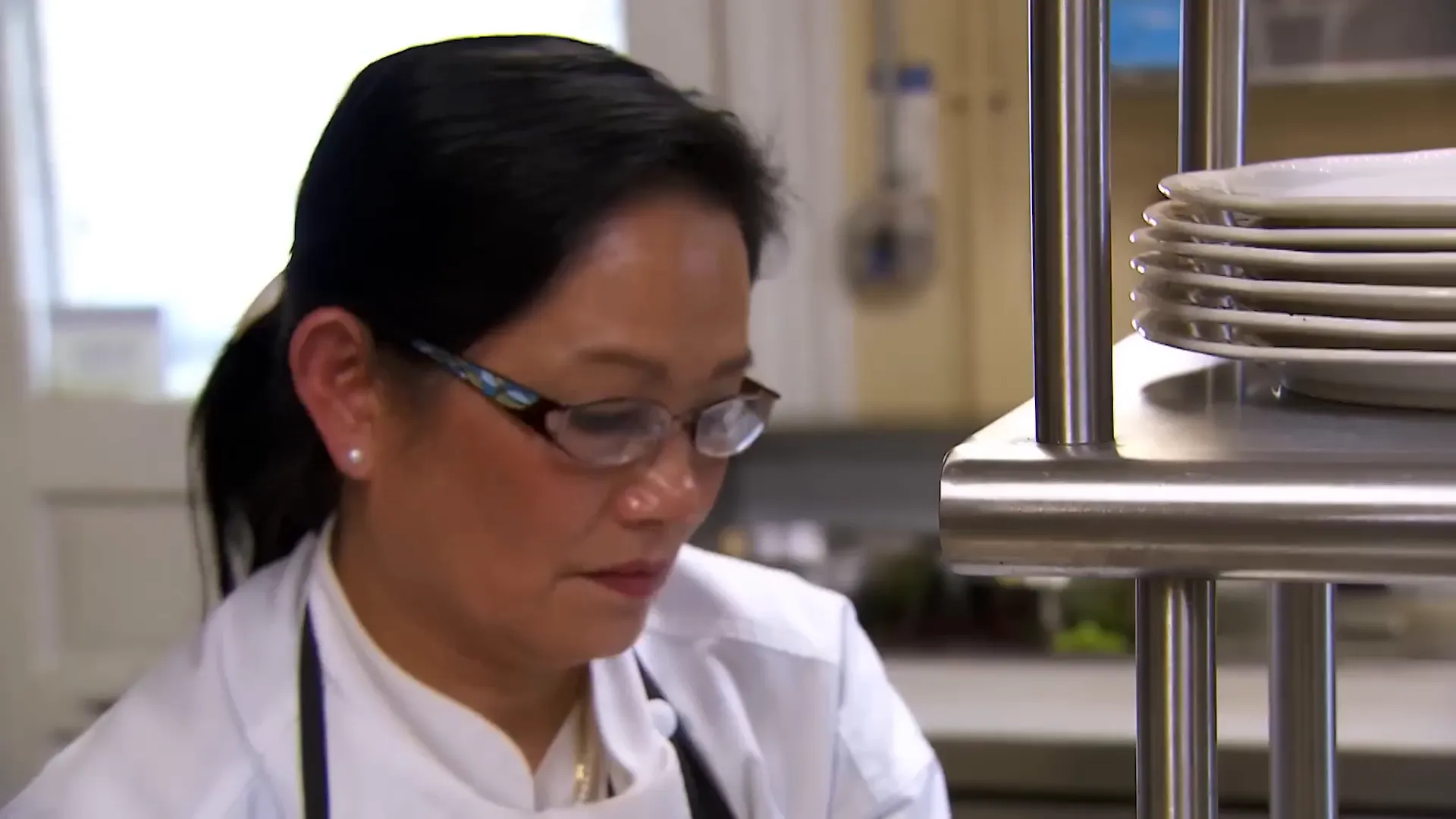 Chef Julian learning to communicate effectively with sous chef Nida
