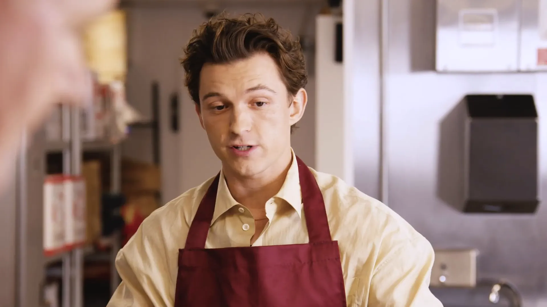 Tom Holland explaining the unique brewing process of BERO