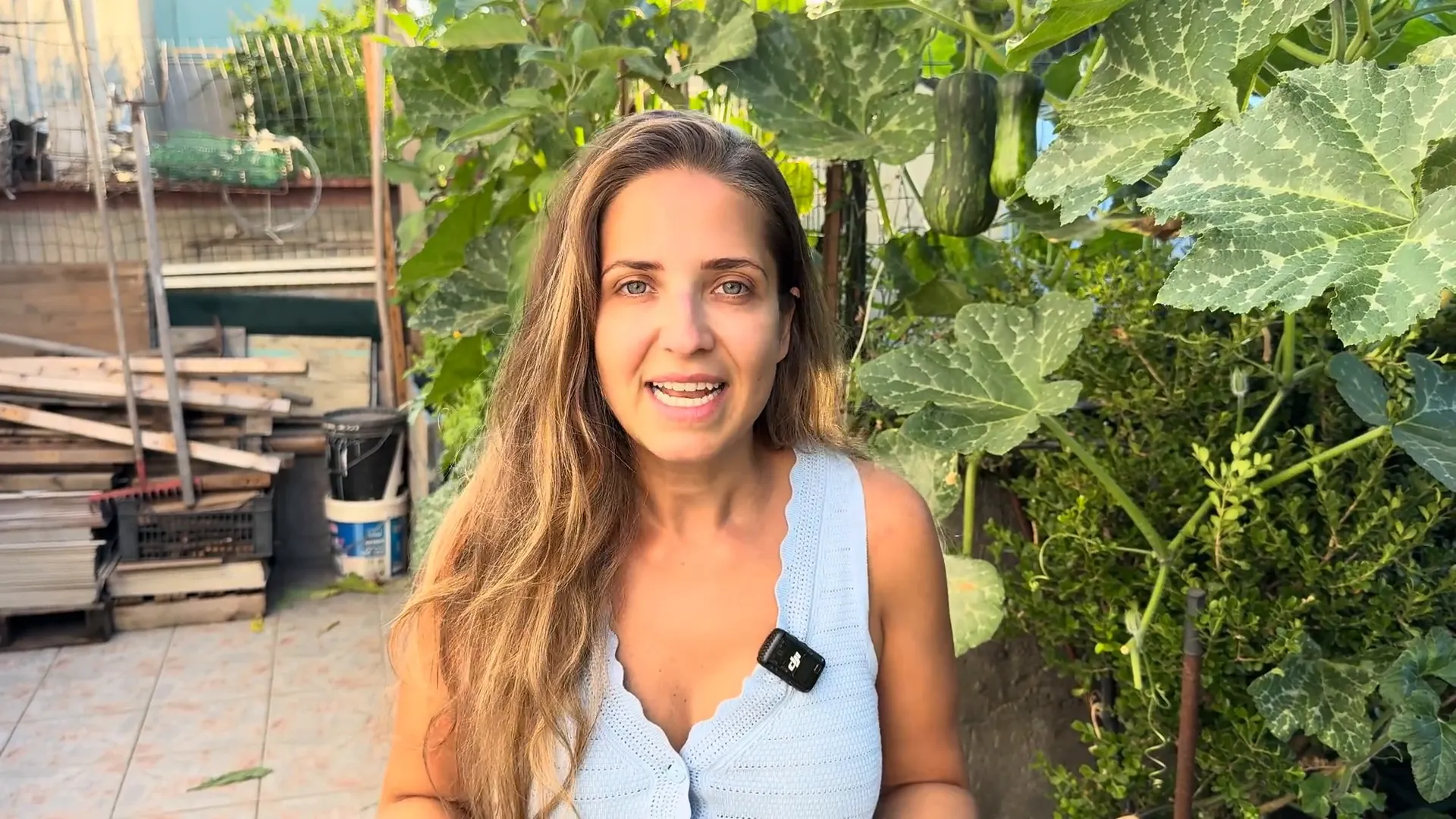 Laura addressing her audience with a warm smile