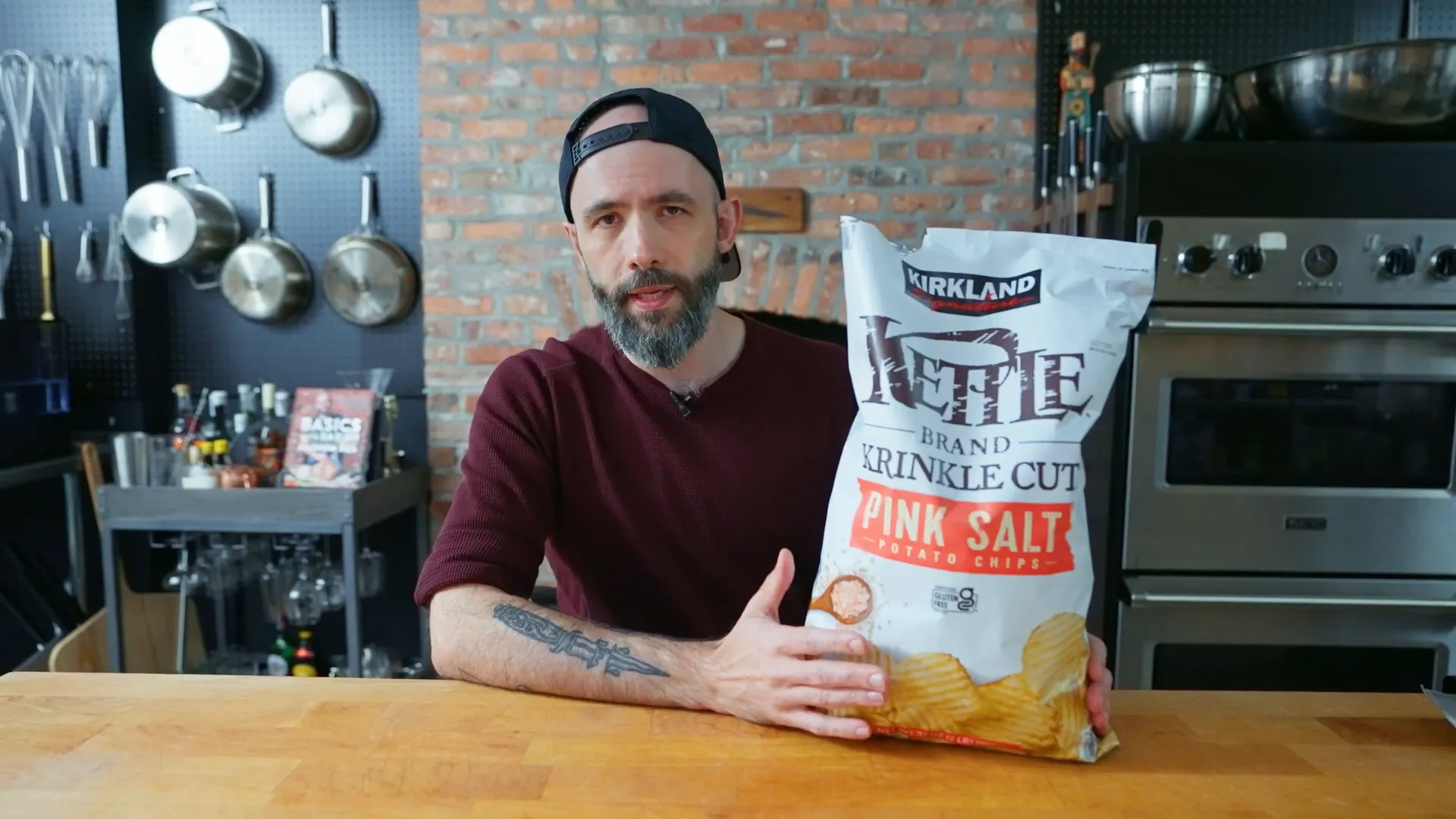 Kirkland Signature kettle chips and organic salsa