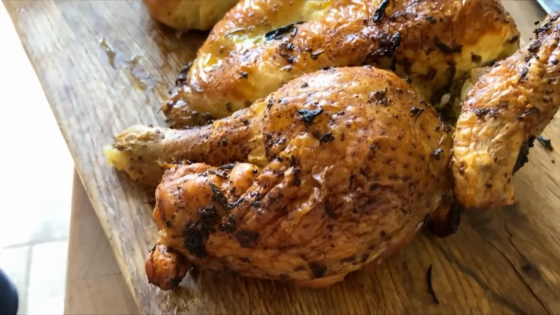 Tender pulled roast chicken ready to be added to salad