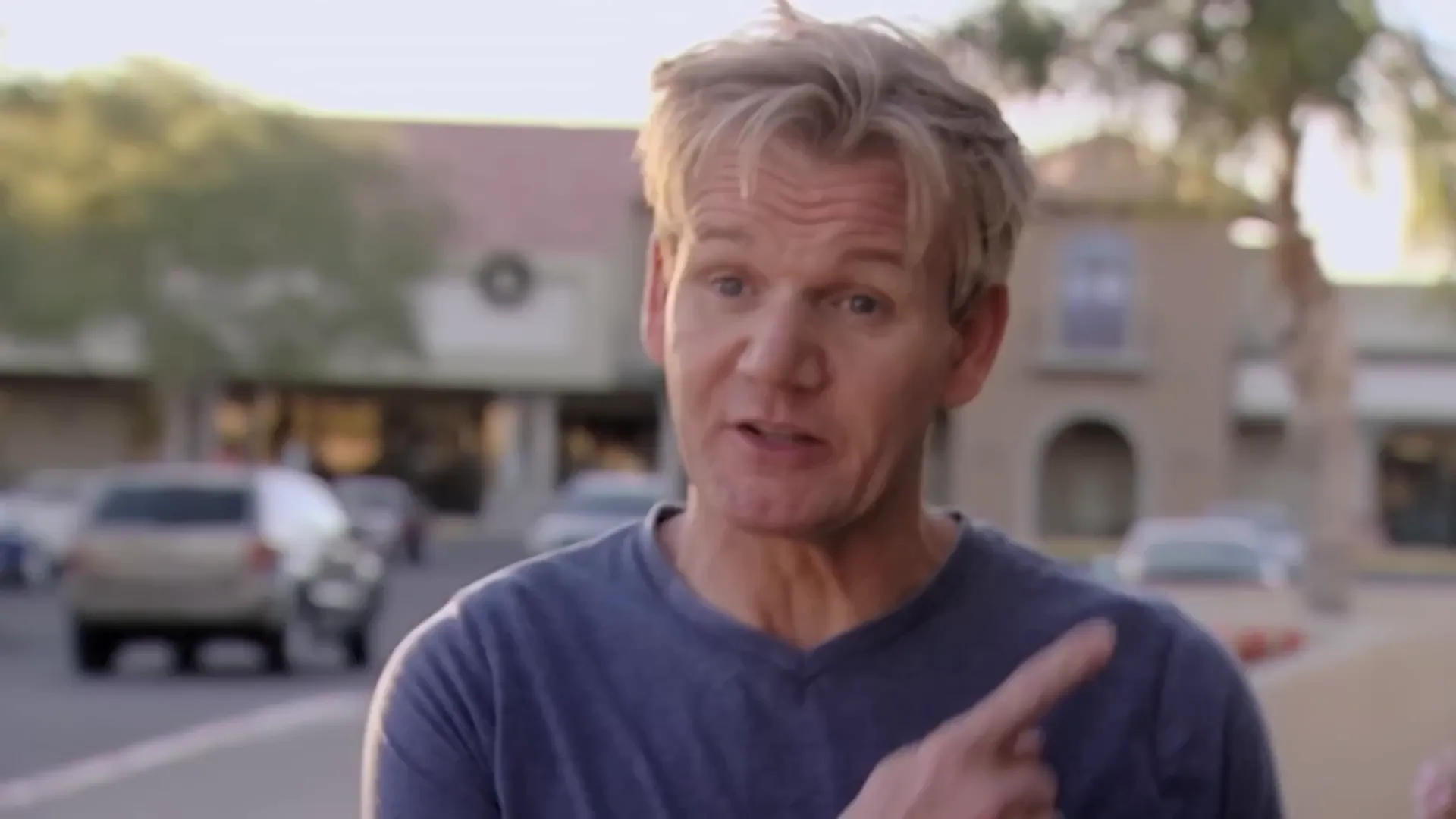 Chef Ramsay leaving Amy's Baking Company after a difficult visit